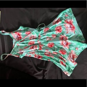 Floral Tropical romper